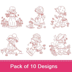 Redwork Sunbonnet Sue