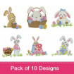 Easter bunny cutie embroidery designs machine embroidery designs at Easter bunny cutie embroidery designs machine embroidery designs at