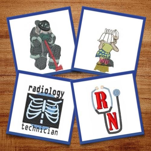 Whats your occupation embroidery design pack by annthegran Whats your occupation embroidery design pack by annthegran