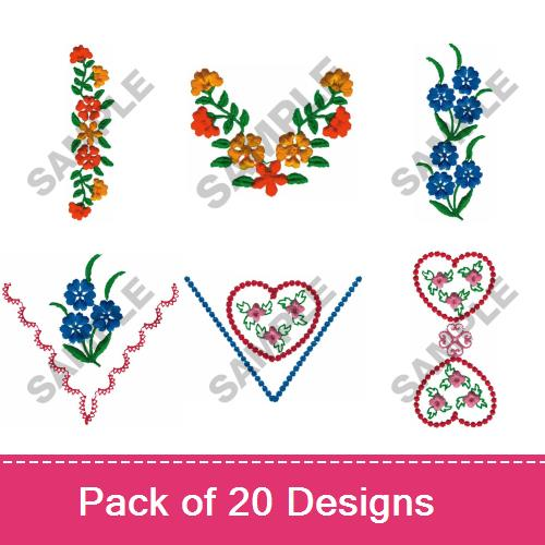 free pes embroidery designs 4x4 collars