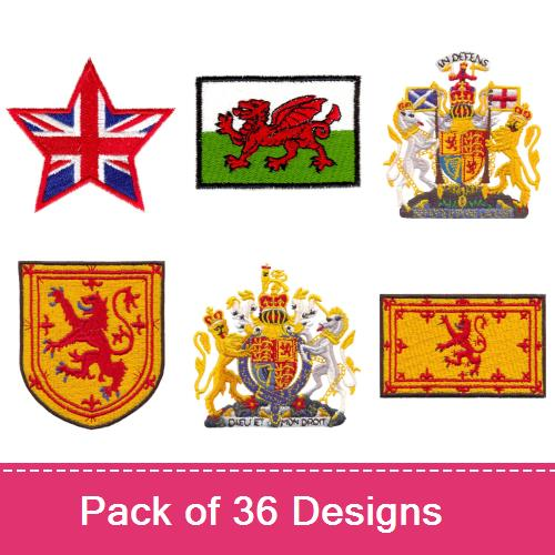 United Kingdom Embroidery design pack by Stitchitize, International