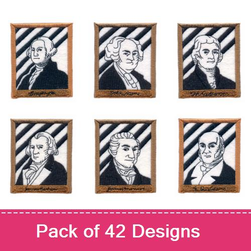 portraits-of-the-presidents-embroidery-design-pack-by-stitchitize-international-embroidery