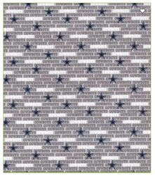 Dallas Cowboys NFL Football Mini Print in Gray – US Fabric Shop