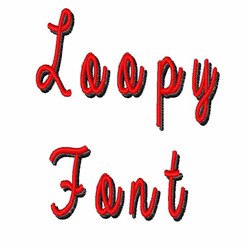 loopy fonts