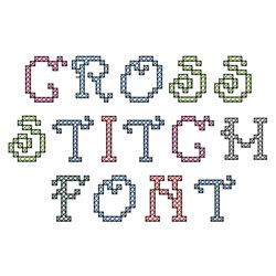 Cross Stitch Letters by Ann The Gran Home Format Fonts on ...