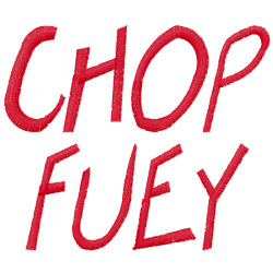 chop suey font