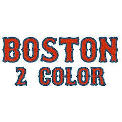 Boston Font Embroidery Design Pack