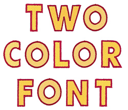 2 Color Alphabet by Great Notions Home Format Fonts on ...