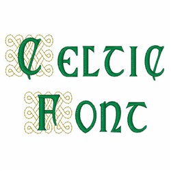 celtic font word