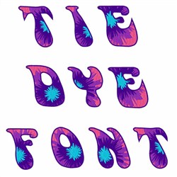 tie dye font by hopscotch home format fonts on