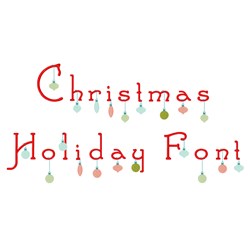 Christmas Holiday Font by Hopscotch Home Format Fonts on ...