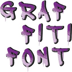 Graffiti Font By Hopscotch Home Format Fonts On Embroiderydesigns Com