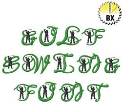 Download Golf By Machine Embroidery Designs Embrilliance Fonts On Embroiderydesigns Com