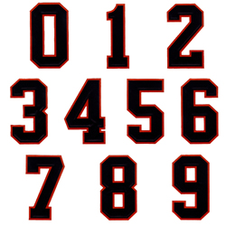 Athletic Applique Numbers 2 Color by Starbird Inc Home Format Fonts on ...