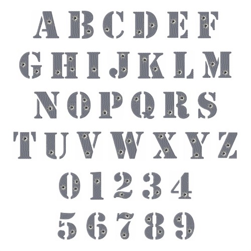 Metal And Bolt Letter Font Free Metal And Bolt Letter Font Free