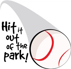 Baseball in outer space knock it out park Vector Image