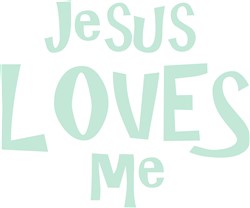 Jesus Loves Me SVG cut file at EmbroideryDesigns.com ...