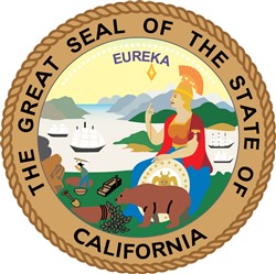 California State Seal print art International print art at ...