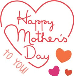 Happy Mothers Day print art People print art at EmbroideryDesigns.com ...