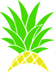 Pineapple Topper SVG cut file at EmbroideryDesigns.com | EmbroideryDesigns.com
