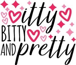 Itty Bitty Pretty SVG cut file at EmbroideryDesigns.com ...