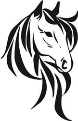 Horse Head SVG cut file at EmbroideryDesigns.com | EmbroideryDesigns.com