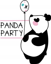 Panda Party print art print art at EmbroideryDesigns.com ...