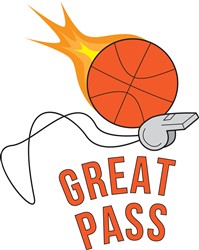 Great Basketball Pass print art print art at EmbroideryDesigns.com ...