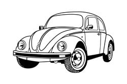 VW Beetle SVG cut file at EmbroideryDesigns.com | EmbroideryDesigns.com