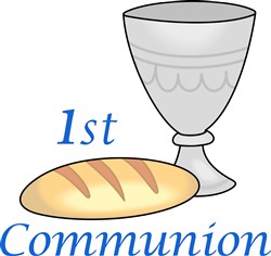 FIRST COMMUNION print art Captions print art at EmbroideryDesigns.com ...