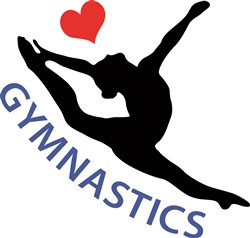 Love Gymnastics SVG cut file at EmbroideryDesigns.com ...