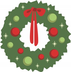 Merry Christmas Wreath SVG cut file at EmbroideryDesigns.com ...