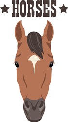 Horse Head print art print art at EmbroideryDesigns.com ...