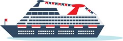 Ocean Cruise Ship print art print art at EmbroideryDesigns.com ...