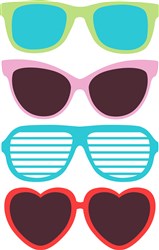 Summer Sunglasses SVG cut file at EmbroideryDesigns.com ...