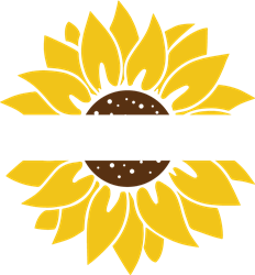Sunflower Split SVG cut file at EmbroideryDesigns.com ...