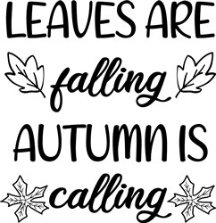 Leaves Are Falling SVG cut file at EmbroideryDesigns.com ...