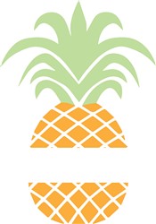 Pineapple Split SVG cut file at EmbroideryDesigns.com ...