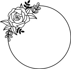 Rose Wreath - SVG & Me