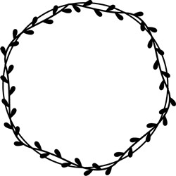 Circular Vine Frame SVG cut file at EmbroideryDesigns.com ...