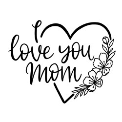 I love you mom Cut Out Stock Images & Pictures - Alamy