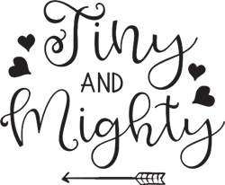 Tiny And Mighty SVG cut file at EmbroideryDesigns.com ...