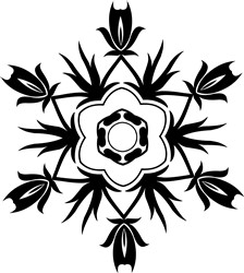 Rose Mandala Linear Style 3384777 Vector Art at Vecteezy