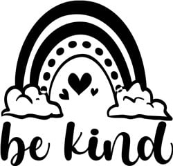 Be Kind SVG cut file at EmbroideryDesigns.com | EmbroideryDesigns.com