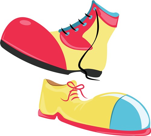Clown Shoes Print Art