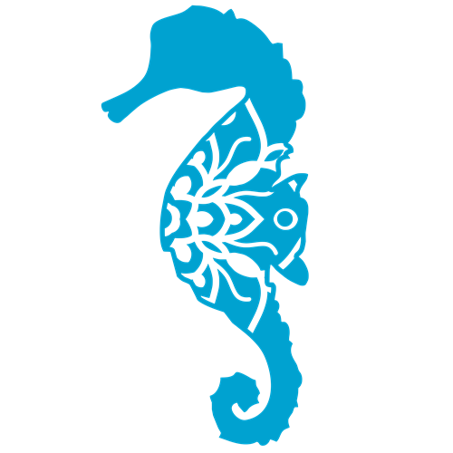 Download Sea Horse Silhouette Print Art Animals Print Art At Embroiderydesigns Com