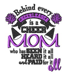 A Cheer Mom Embroidery Design | EmbroideryDesigns.com