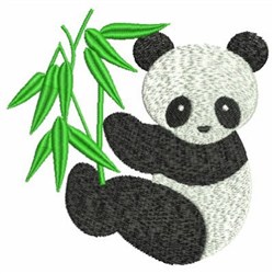Panda Bear Embroidery Design | EmbroideryDesigns.com