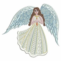 Beautiful Angel Embroidery Design | EmbroideryDesigns.com