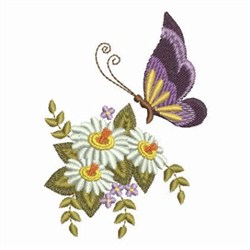 Butterfly Kiss Embroidery Design | EmbroideryDesigns.com